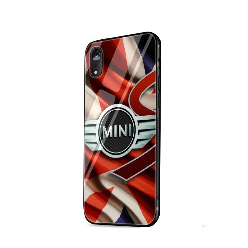 G2 UK Mini Cooper Jcw логотип Чехол для iPhone 5 5S SE 6 6s 7 8 Plus XR X XS Max защитное стекло - Цвет: G2