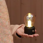 Светодиодный ночник с зарядкой от USB, винтажная прикроватная настольная лампа для спальни, домашний декоративный светильник s DC156