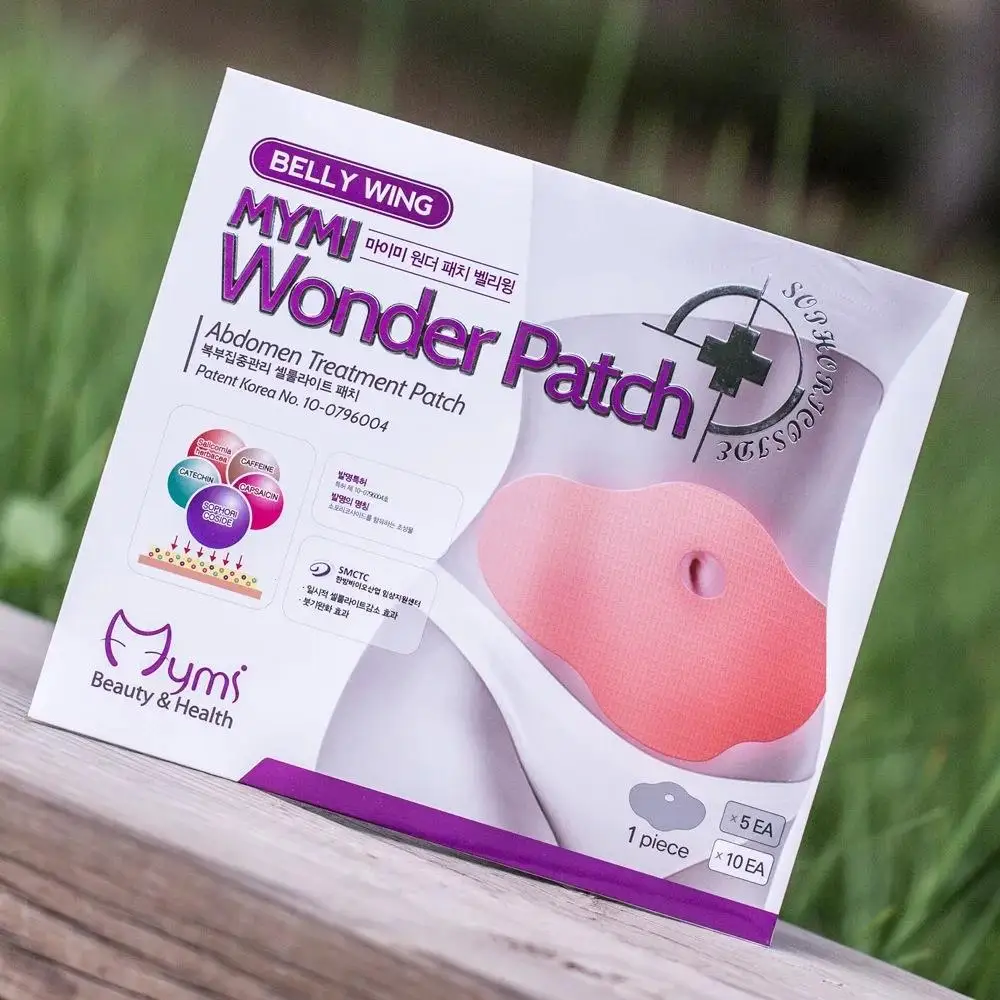 10 шт. MYMI Wonder пластырь для похудения живота потеря веса Сжигание жира тонкий пластырь крем палочка для пупка Эффективность Сильная