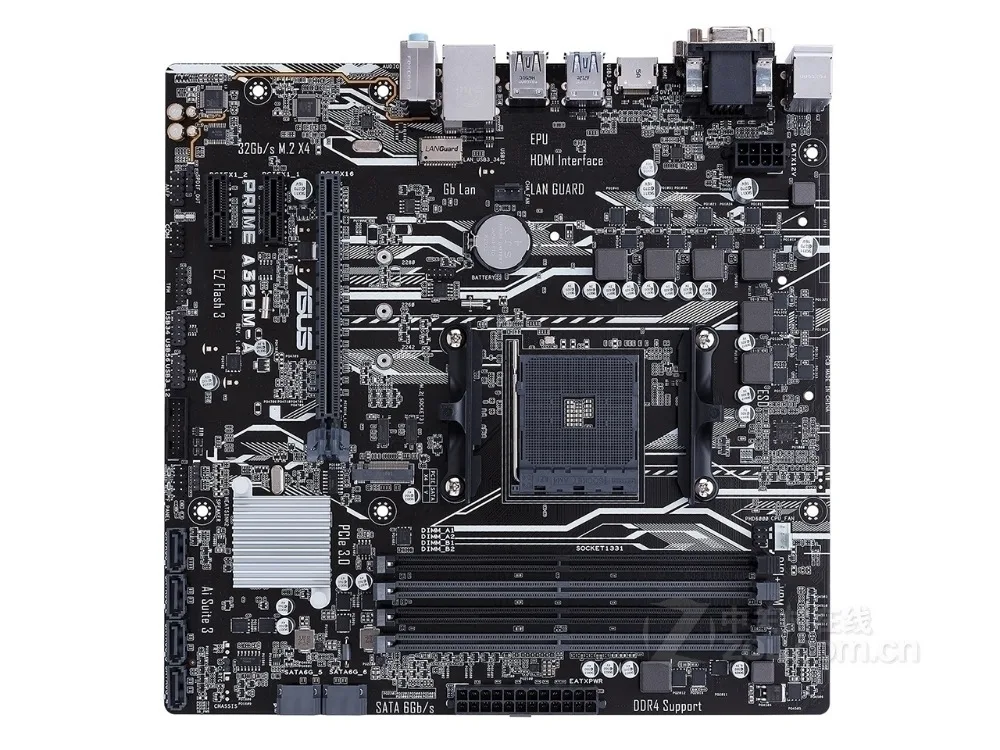 Новая оригинальная материнская плата для ноутбука ASUS PRIME A320M A гнездо AM4 DDR4 64 Гб USB2.0
