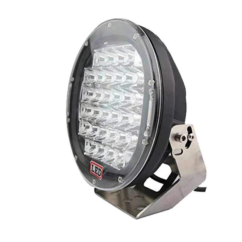 YOOERGOO 9 дюймов светодиодный рабочий светильник бар 96W 12V 24V Светильник Спот Наводнение для 4WD 4x4 автомобильный прицеп внедорожник Лодка ATV светодиодный