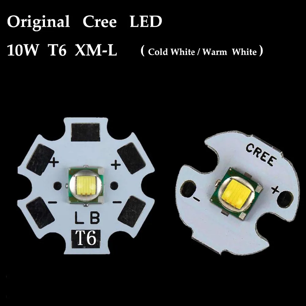 Оригинальный CREE XPE 2 XRE Q5 XTE XPG T6 L2 XHP50 XHP70 Теплый Холодный белый красный синий