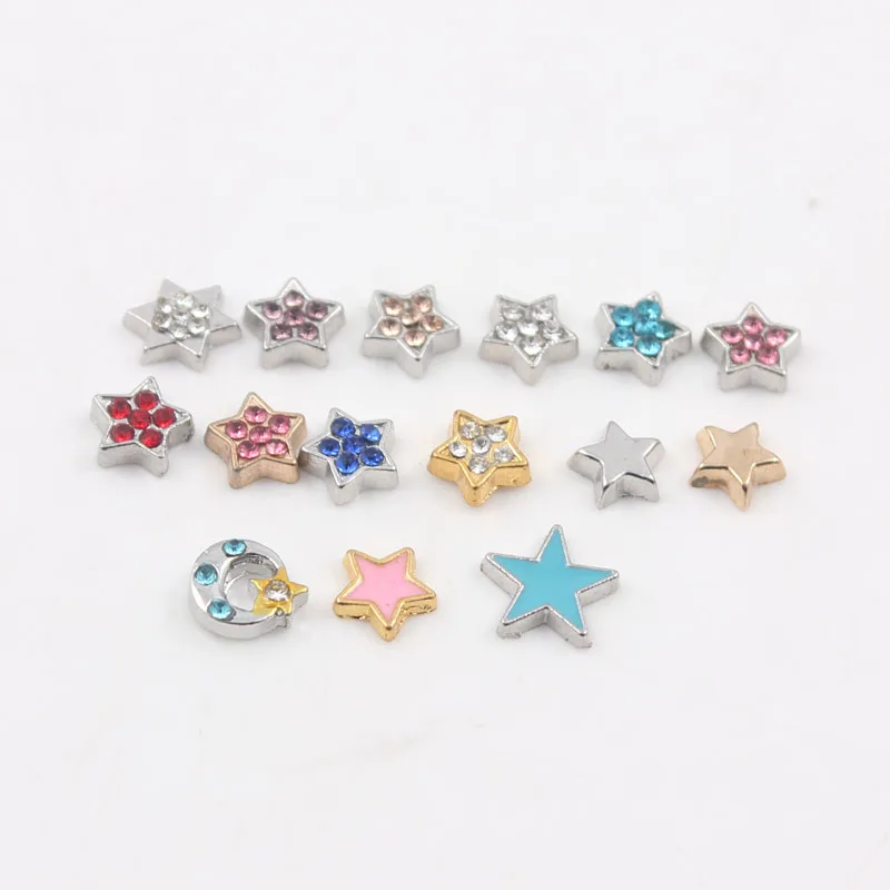 20pcs/lot MIX Fruit Star Moon Designs Alloy Floating Charm For Memory Living Locket | Украшения и аксессуары