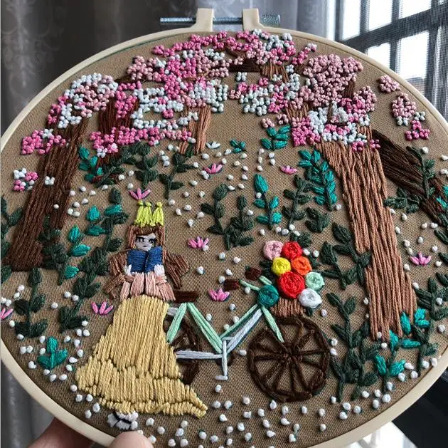 Набор для свадебной вышивки в европейском стиле 20 см|Вышивка| |