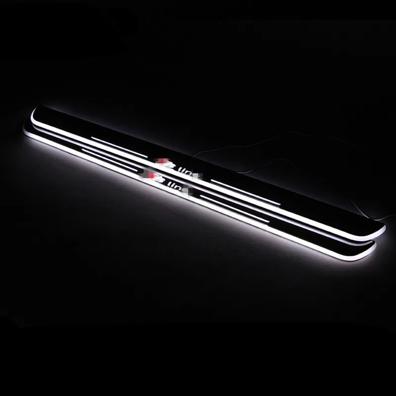 На заказ классно! Светодиодный динамический японский акриловый порог для Audi