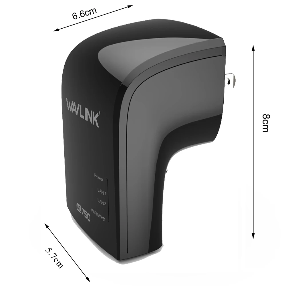 Wavlink Портативный AC750 Wi-Fi ретранслятор/точка доступа AP Dual Band Беспроводной