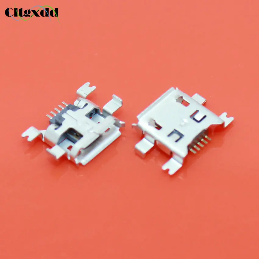 Cltgxdd N 281 20 шт. Micro USB Женский 5 контактный разъем SMT Jack порт для зарядки печатной