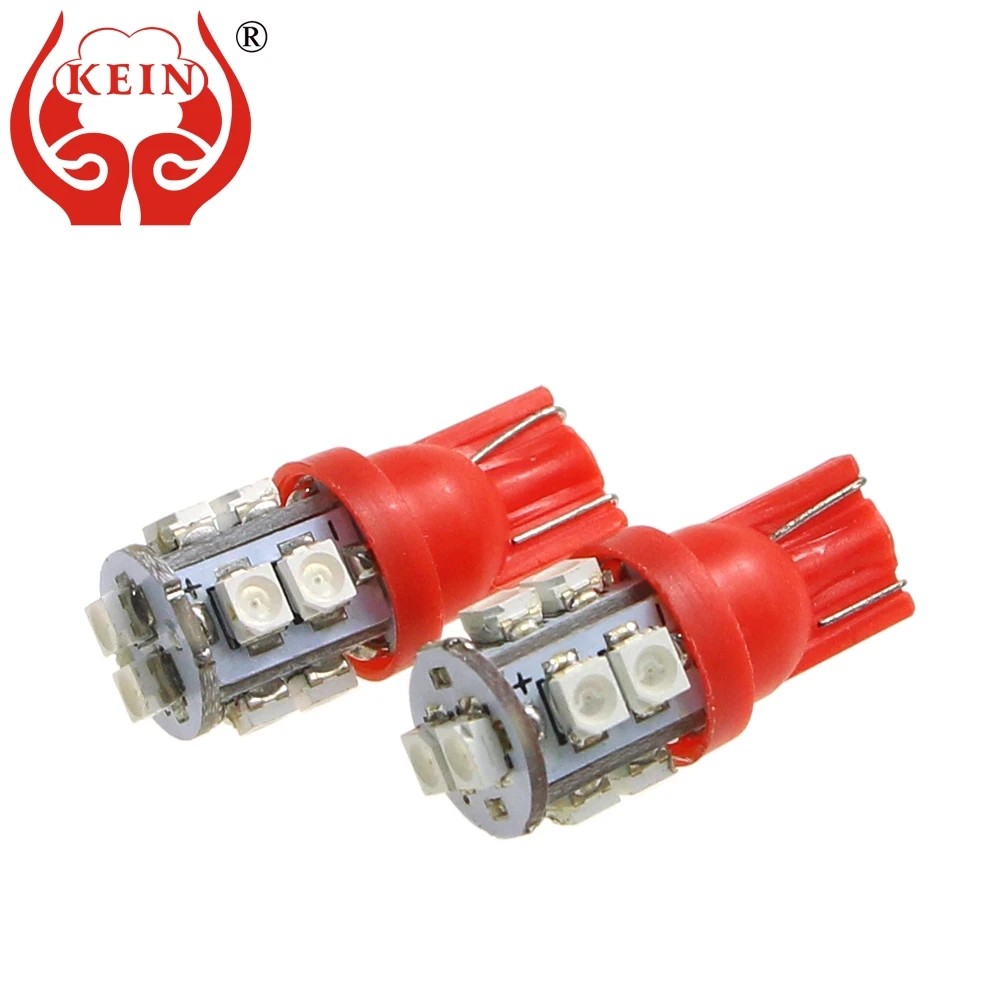 KEIN 10 шт. t10 led w5w Автомобильные светодиодные лампы 194 168 3528 10smd 501 автомобильная лампа