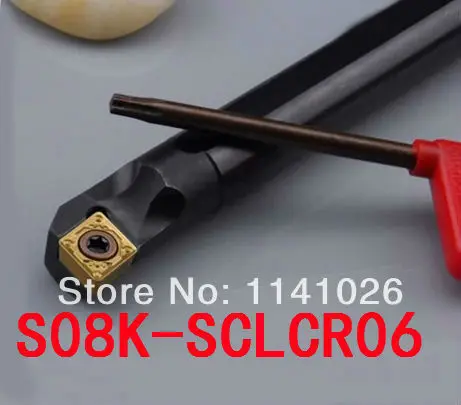 S08K SCLCR06 8 мм внутренний токарный инструмент розетки фабрики пена Расточная штанга