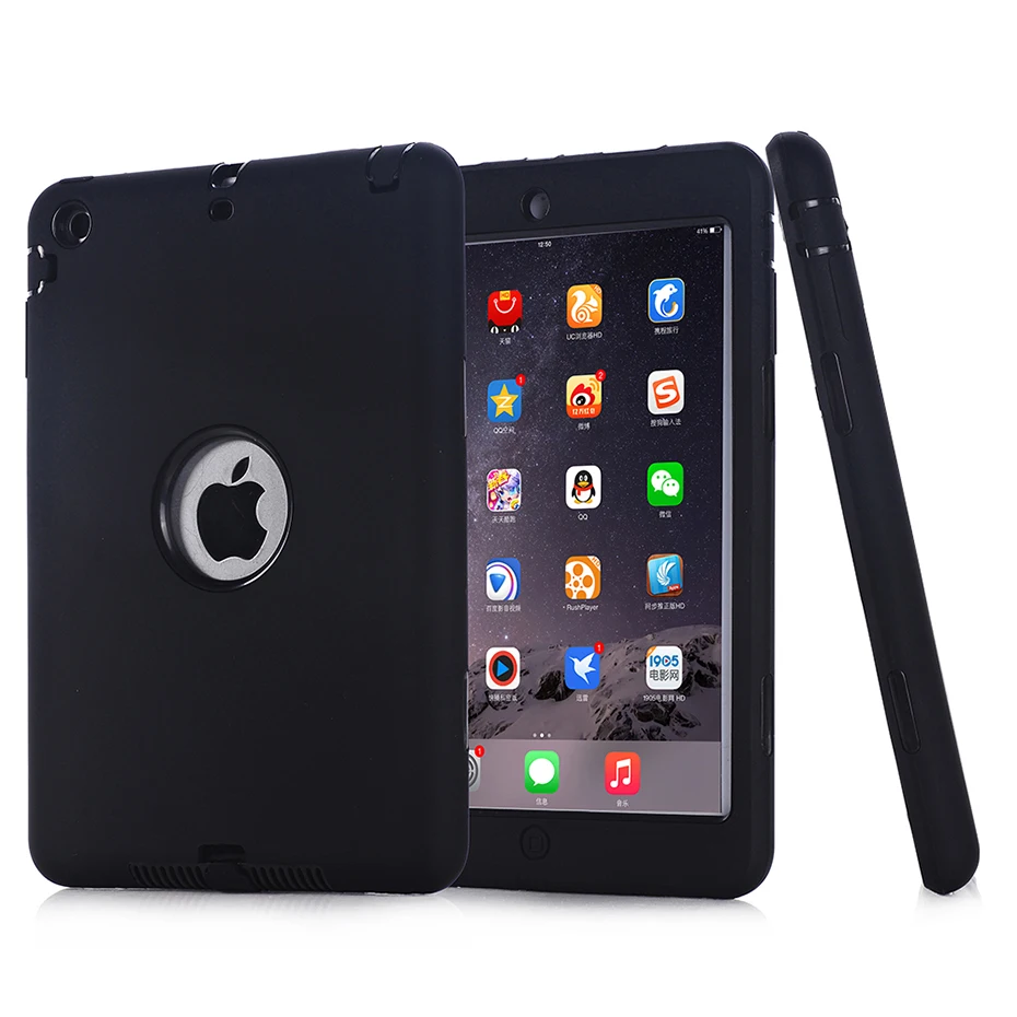 Чехол для iPad Mini 3 2 1 retina Kids безопасный защитный противоударный ударопрочный Ударопрочный силиконовый Жесткий чехол для планшета с защитой от царапин