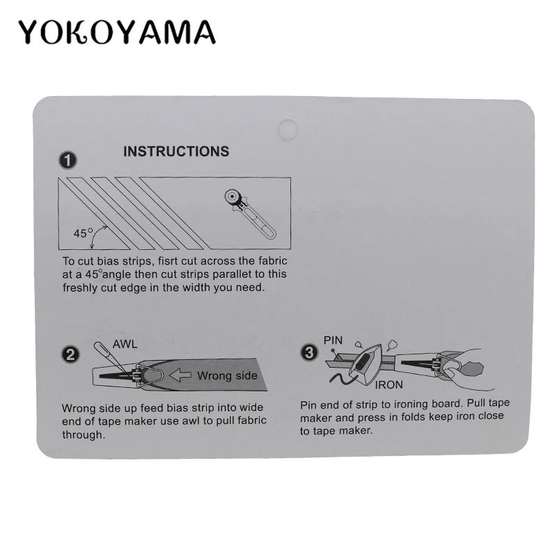 YOKOYAMA 5 шт./компл. аксессуары для шитья производители клейкой ленты размеров 6 мм 12