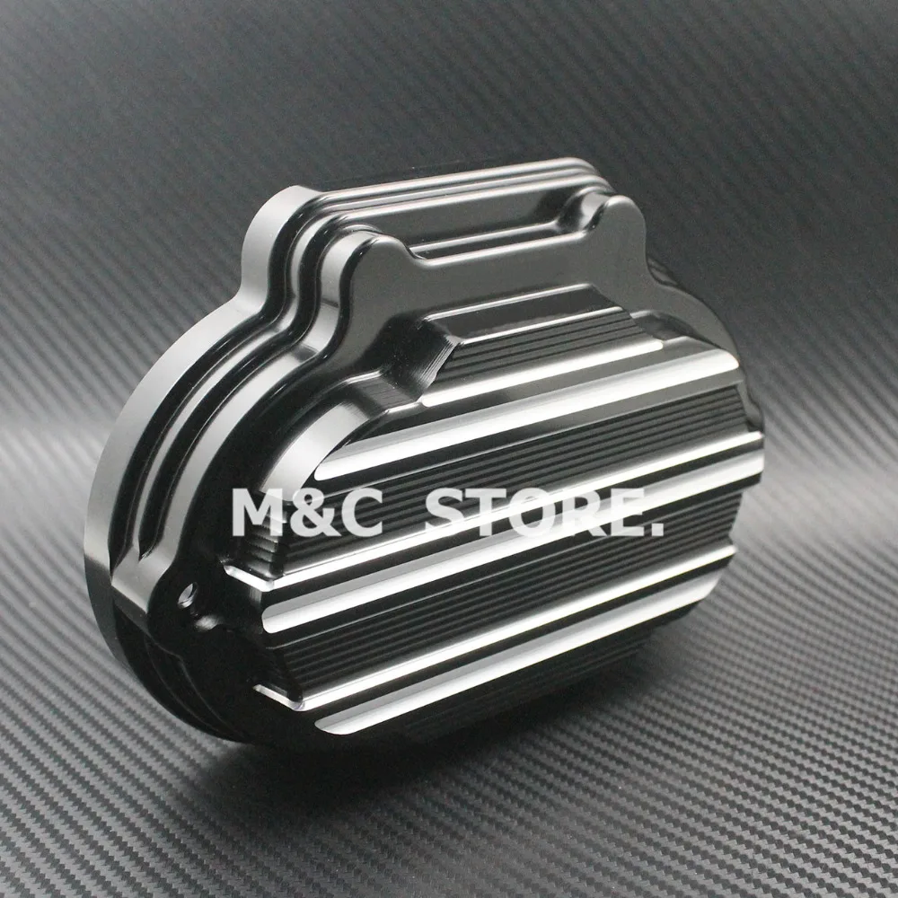 Мотоцикл черный CNC алюминиевая коробка передач боковая крышка для Harley Touring модели