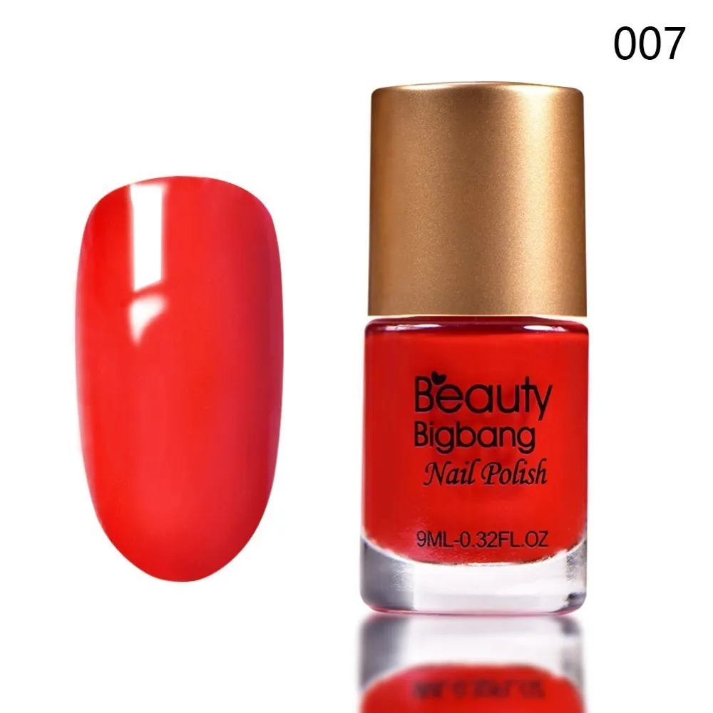 7 BEAUTYBIGBANG 9 мл сладкий цвет стойкий лак-эмаль для ногтей маникюр дизайн Быстросохнущий дизайн ногтей - Цвет: 7