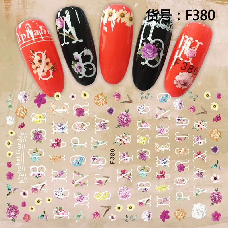 1 лист ультратонкие наклейки для дизайна ногтей|adesivos manicure|nail art decorations stickersmanicure