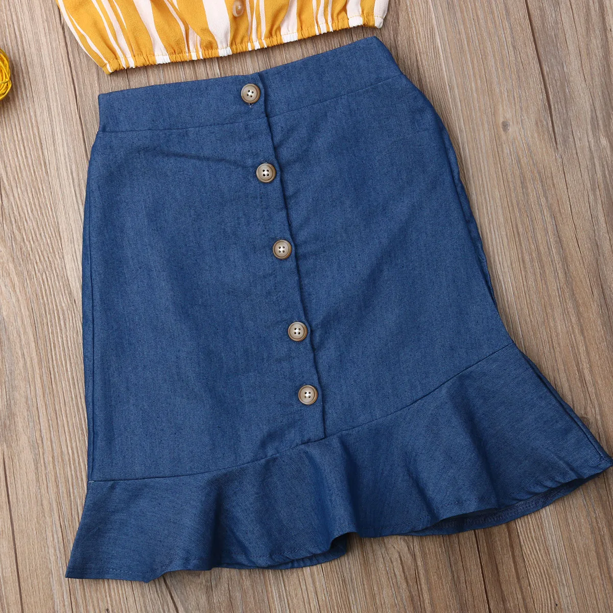 Детская летняя одежда для маленьких девочек без рукавов рубашки в полоску топы