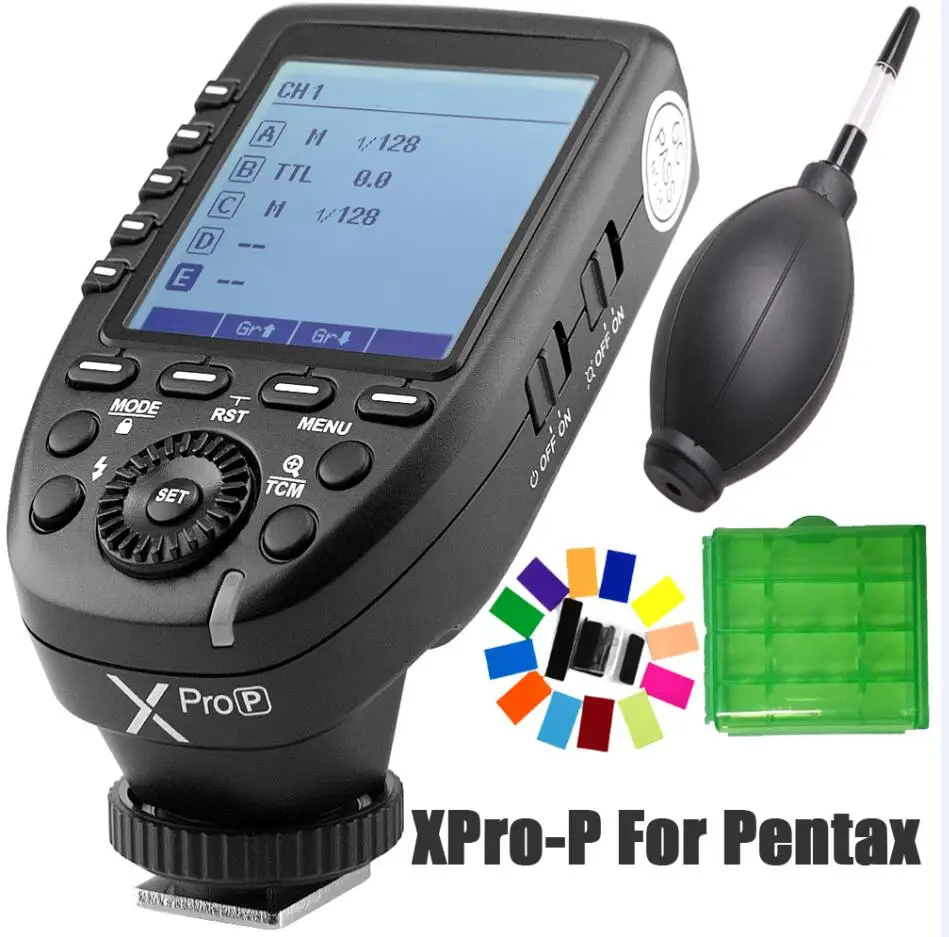 Xpro-P for Pentax Godox Xpro-C/N/O/S/F/P 2,4G ttl вспышка беспроводной передатчик Триггер X система HSS 1/8000s для Canon Nikon sony Olympus Fuji - Цвет: Xpro-P for Pentax