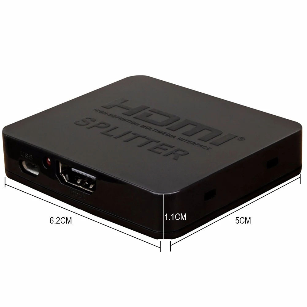 HDMI 1 в 2 выхода 1080p 4K 1x2 HDCP Стриппер 3D сплиттер усилитель сигнала питания видео