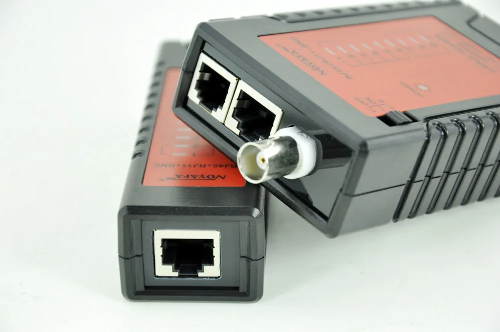NOYAFA NF-468BL RJ11 RJ45 BNC коаксиальный кабельный тестер для беспроводной связи со светодиодной подсветкой