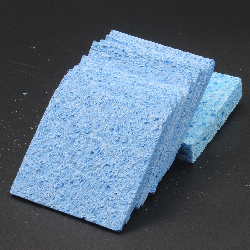 Chuilian blue Clean инструмент высокая температура прочный Condense Электрический припой Сварка паяльник наконечник Чистящая губка
