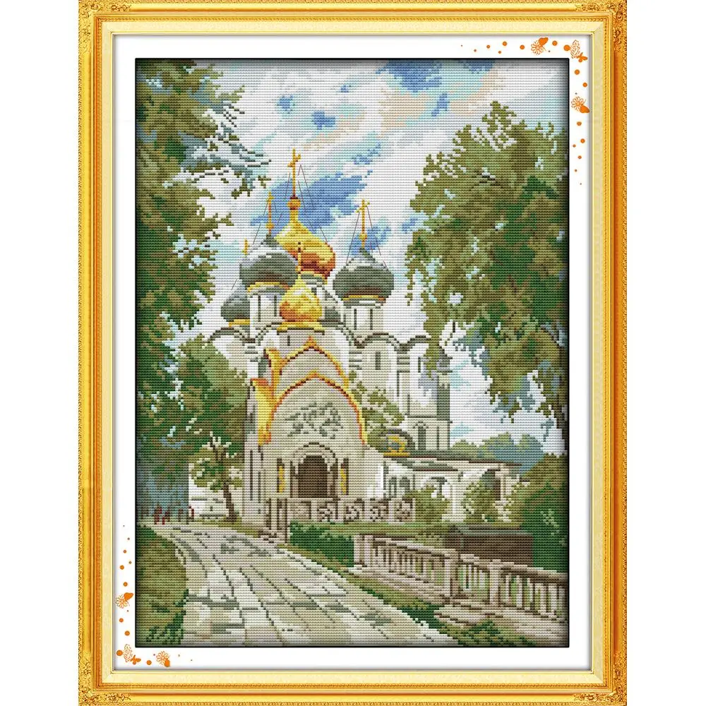 Вечная любовь новый монастырь китайские наборы для вышивки крестом из