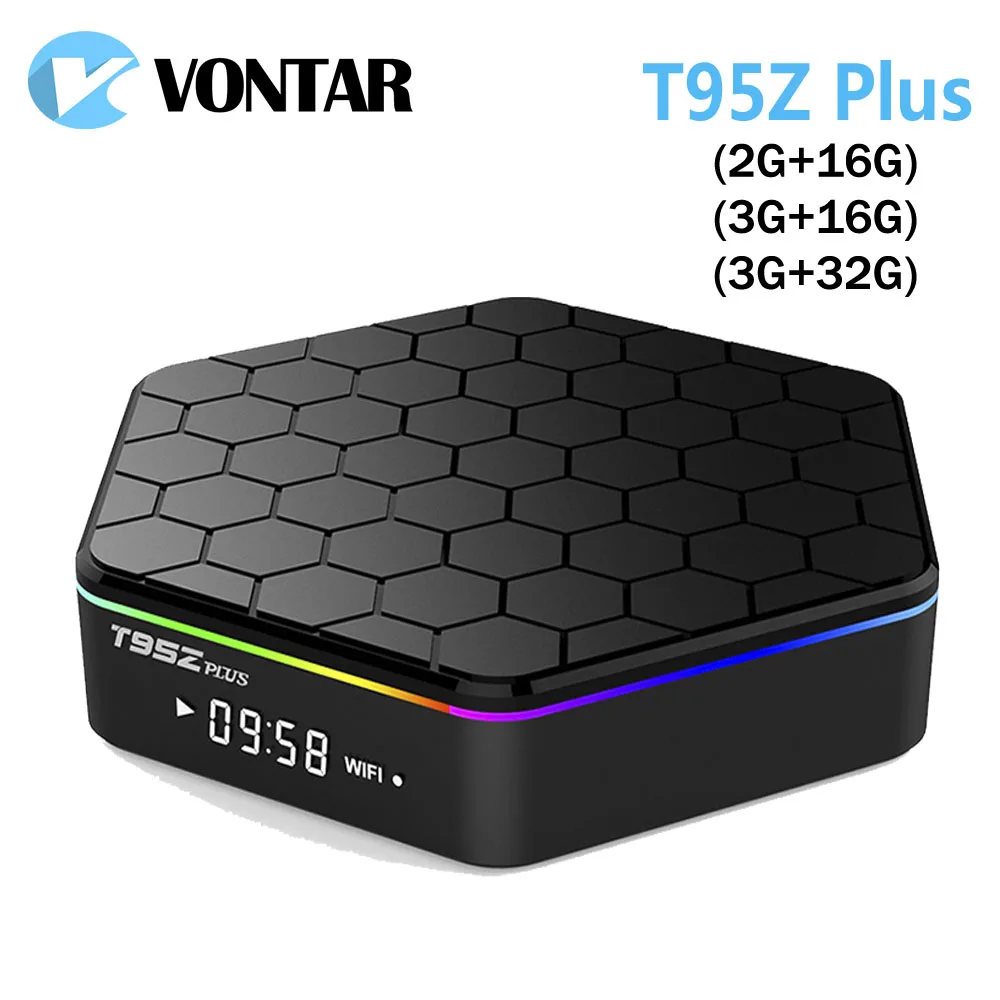 ТВ приставка VONTAR T95Z Plus Smart Android 7 1 OS телеприставка 2 Гб 16 3 ГБ 32 Восьмиядерный