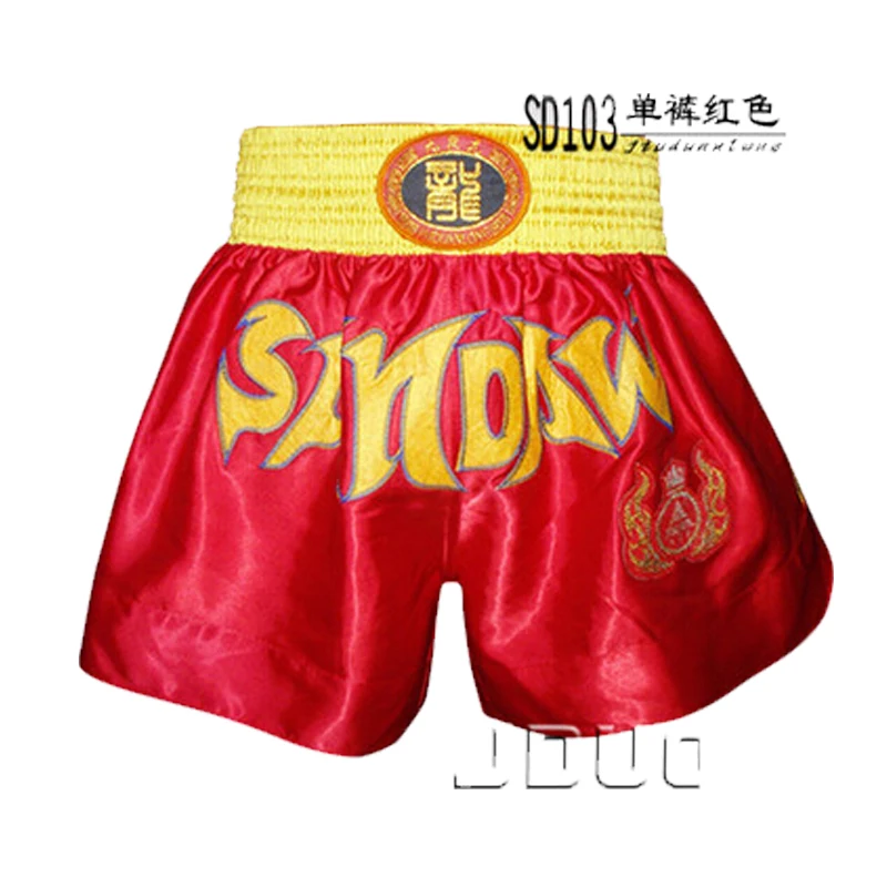 

MMA Fight Mens Suit Muay Thai Shorts Fight Sanda Clothing Raining Pants Sports Training Short Suit Fighting Sport Fighting Suit