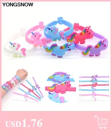 5/10pc Rainbow PVC Cute Animal Horse Unicorn Keychain Alloy Key Ring For Men Women Bag Phone Car Key Chian Decoration Gift Favor