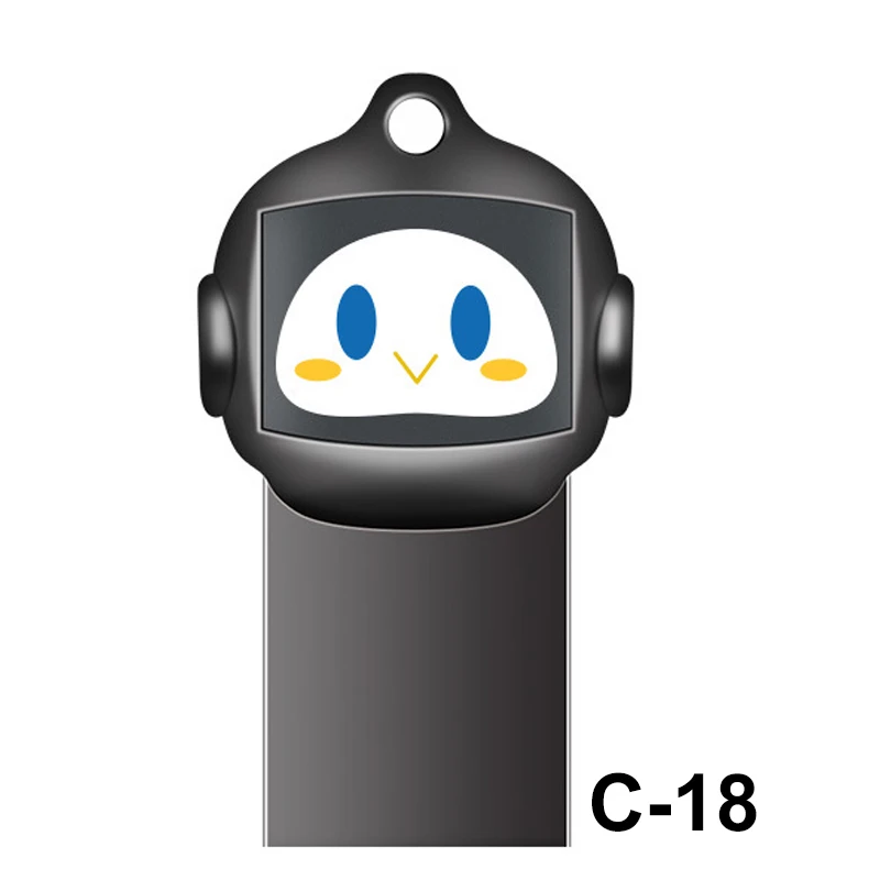 Флешка Персонализированная USB флешка 128 ГБ USB флешка 64 ГБ 32 ГБ Флешка мультфильм 16 Гб флэш-диск для школьницы подарок - Цвет: C18