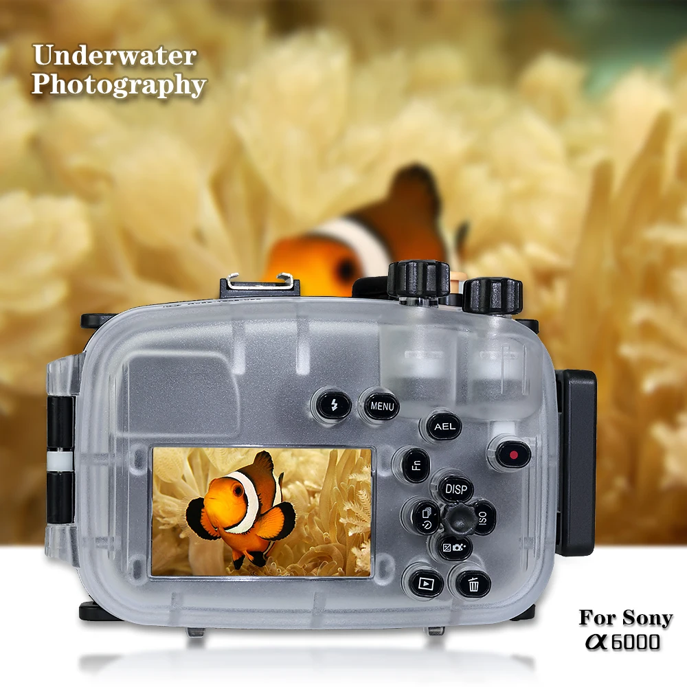 Водонепроницаемый корпус для камеры Sony A6000 подводный 40 м непроницаемый чехол
