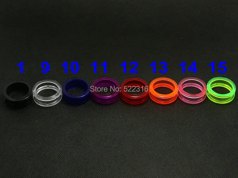 Оптовая продажа ювелирных изделий 280 шт./лот смешанный 8 цветов 14 размеров