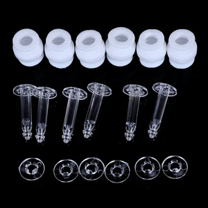 Новый 6 шт Фантом Gimbal камера Белый противоударный Резиновый демпфер анти Вибрация мяч + 6 шт белый Анти падения контакты