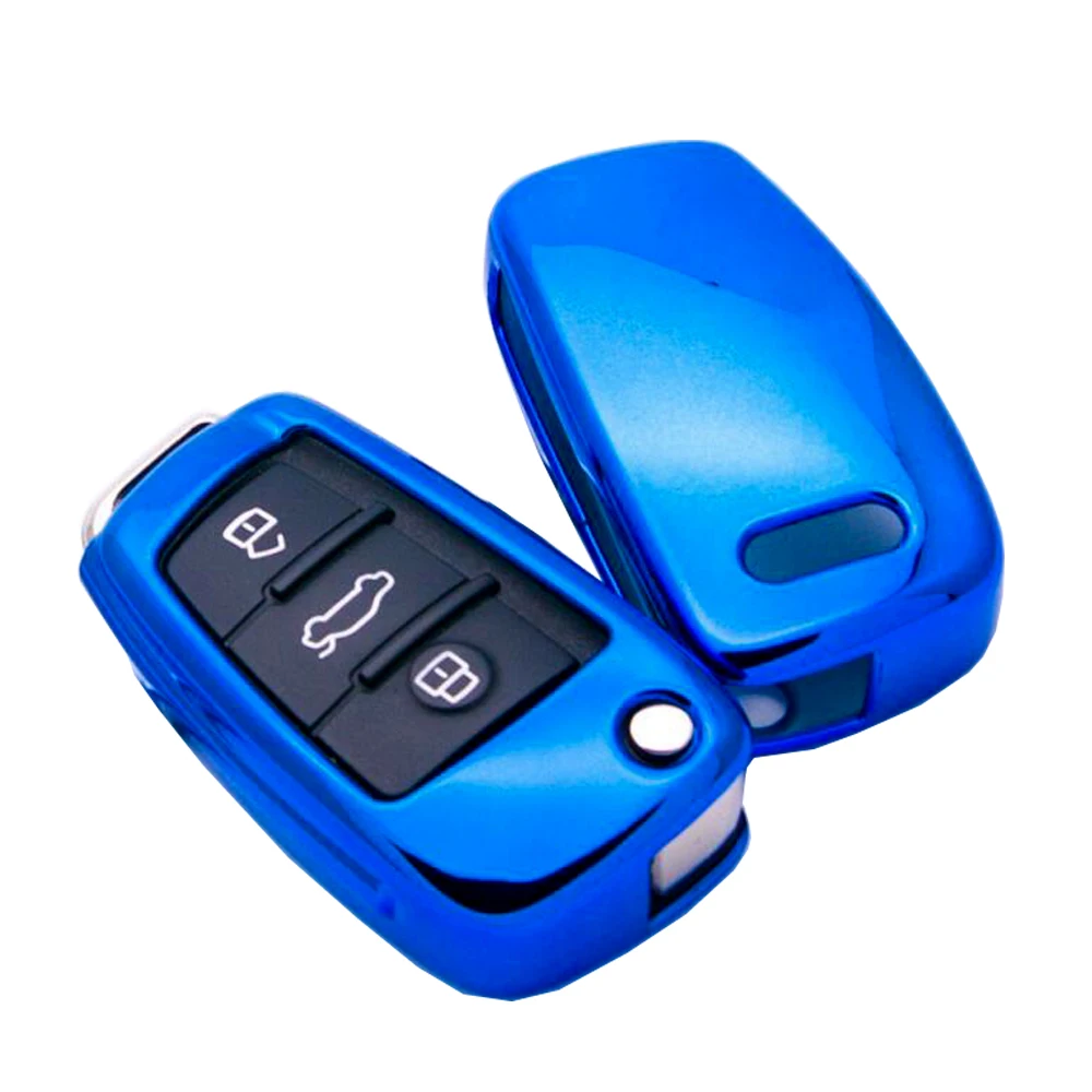 OkeyTech TPU Автомобильный держатель для ключей чехол защиты кожи откидной складной