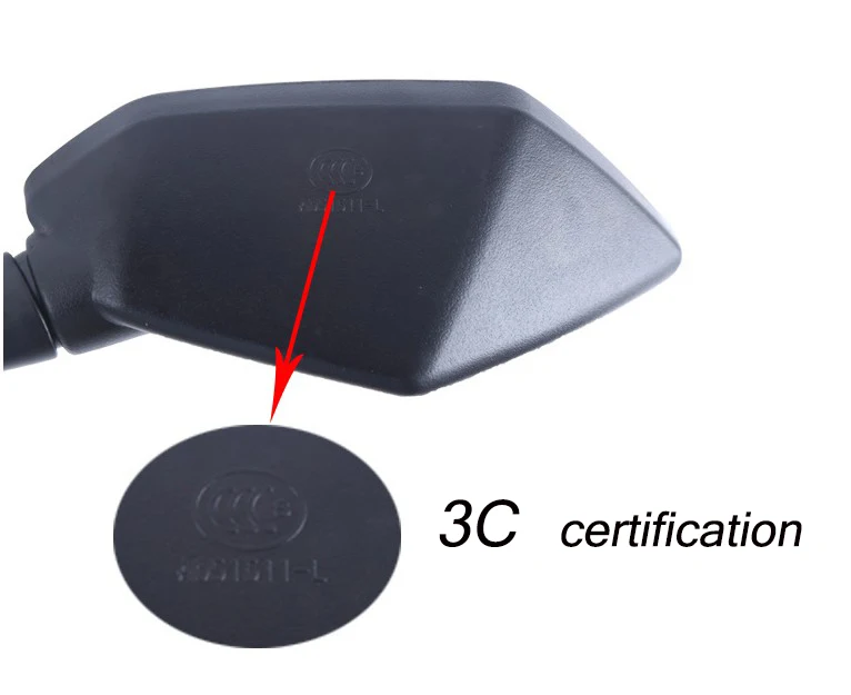 Боковые зеркала черные для гоночного мотоцикла Honda VFR800 2002 2003 2004 2005 2006 2007 2008