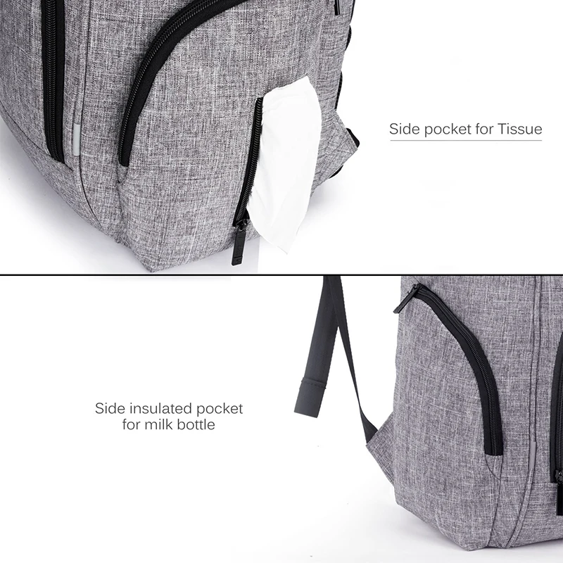 New Arrival Multifunction Baby Diaper Bag Backpack Water-resistant Nappy With Insulated Pockets Travel Rucksack | Мать и ребенок