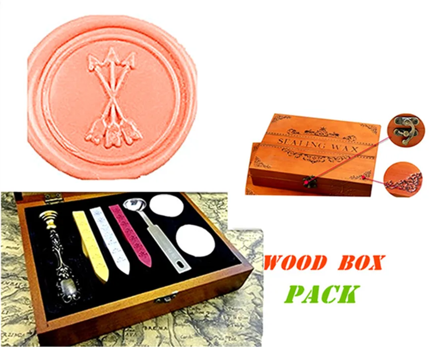 Винтажный тройной крест Arro изготовленный на заказ роскошный воск уплотнительный