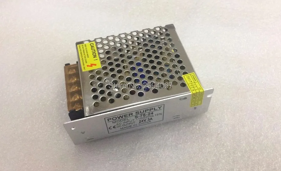 24V 2A 3A 50 Вт 75 светильник ing трансформаторы 100V 220V AC к DC 24В выключатель Питание
