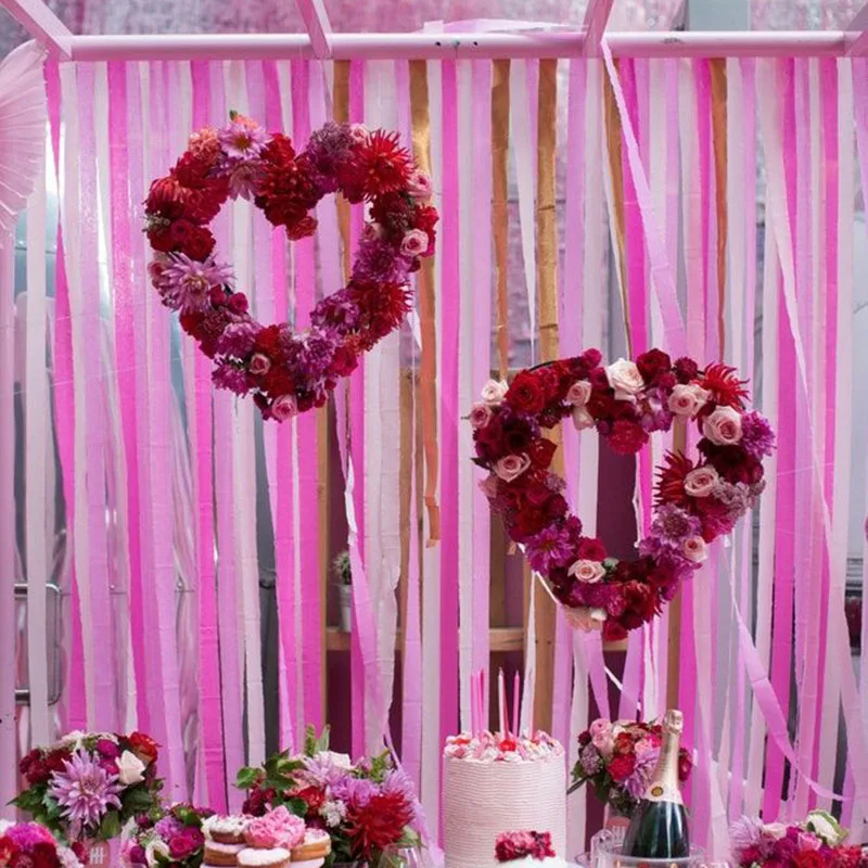 5cm*250cm Multicolor Crepe Paper Roll DIY Flower Party Baby Shower Birthday Decoration Supplies Crinkled Craft | Дом и сад