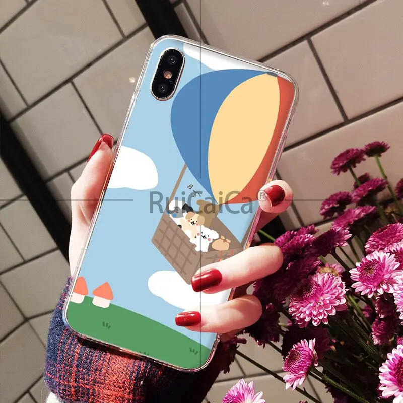 Ruicaica женский художественный чехол для iPhone X XS MAX 6 6S 7 7plus 8 8Plus 5 5S XR | Мобильные