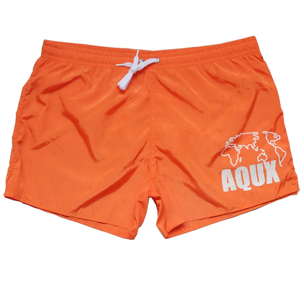 AQUX, новинка, мужские спортивные штаны, пляжные шорты, штаны для плавания, для бега, спортивные, быстро сохнут, мужские шорты для спортзала, летний купальник, цветные