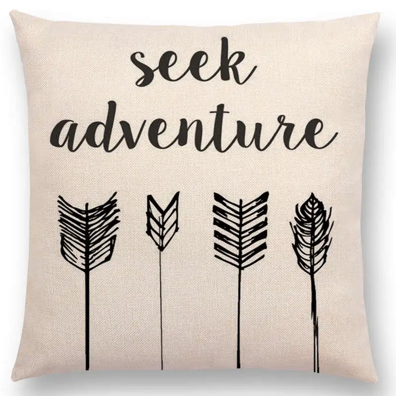 Новинка черно белые стильные декоративные буквы храбрости уверенности надежды