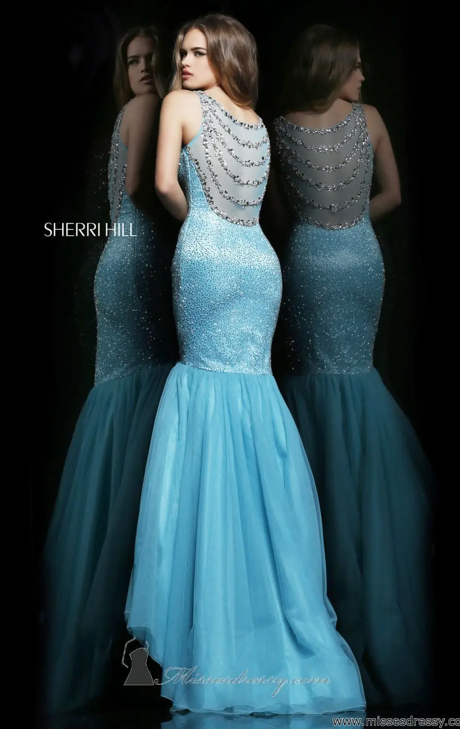 New Fashion Customized Long Evening Dresses Scalloped Beaded Crystal Floor Length Chiffon Mermaid Prom vestido de fiesta | Свадьбы и