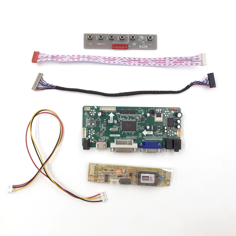 NT68676 VGA HDMI DVI аудио совместимых с ЖК дисплей плата контроллера для 15 дюймов 1024x768