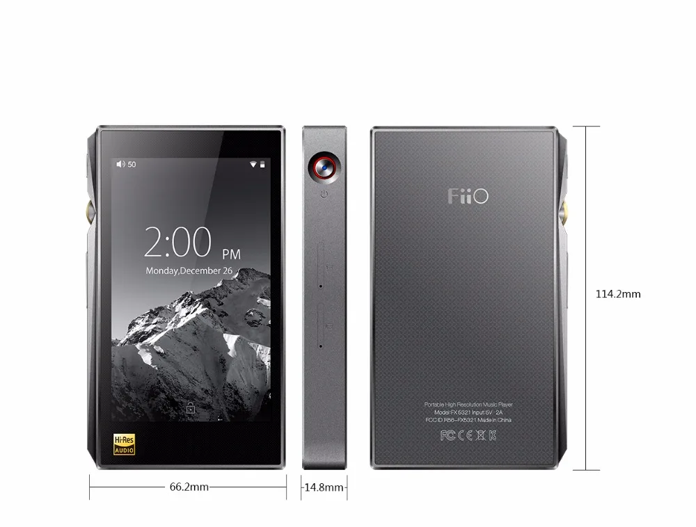 FIIO X5S 64GB X5 3nd Gen обновленная версия Android-based wifi Bluetooth APTX портативный mp3-плеер с 64G встроенным накопителем