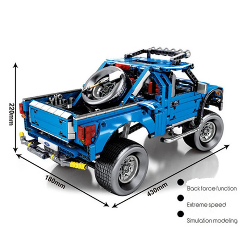 Техника подобрать F 150 SVT Raptor строительных блоков Кирпичи Классические модели