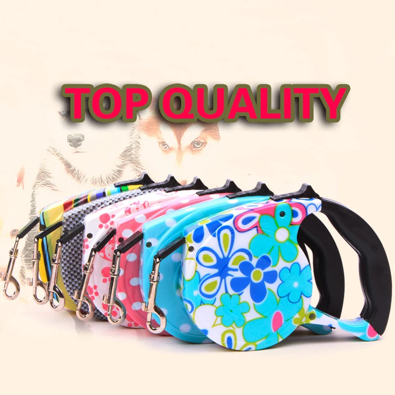 Выдвижной Поводок для собак 8 цветов 5 м трос животных|dog collar|dog collars free shippingquality dog