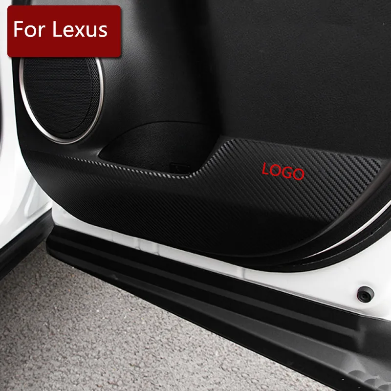 Защитная Противоударная панель Carbin fiber для салона двери Lexus NX200 NX300 RX200T RX450T 4