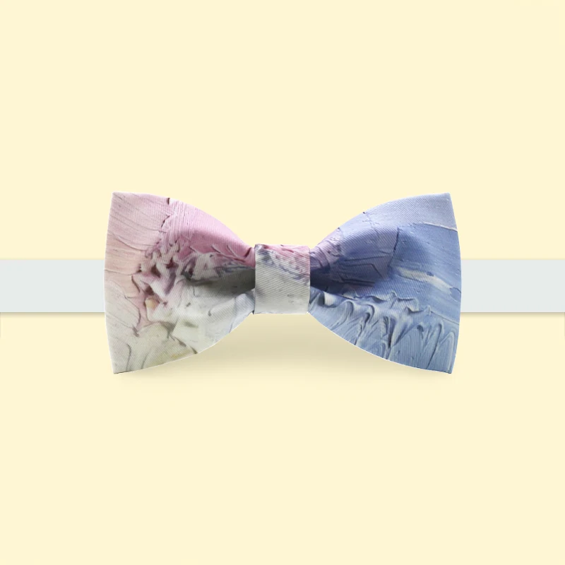 Мужские повседневные банкетные платья с галстуком бабочкой ручной работы