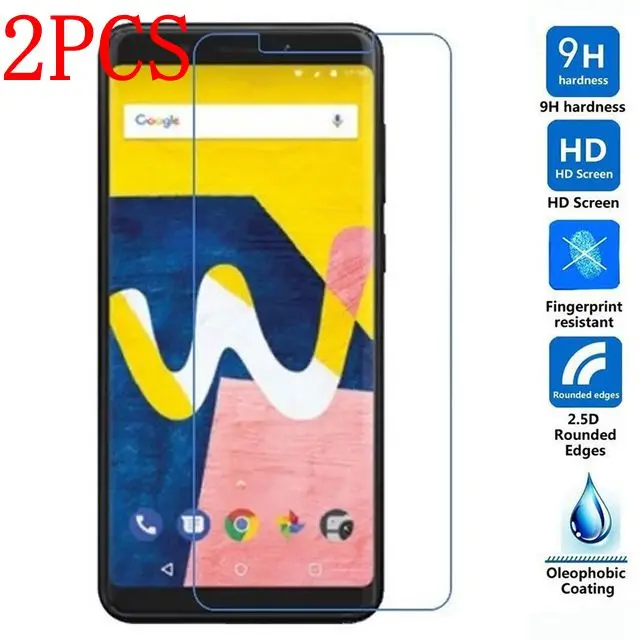 2 шт. закаленное стекло для Wiko View Lite защита экрана Защитная пленка | Мобильные