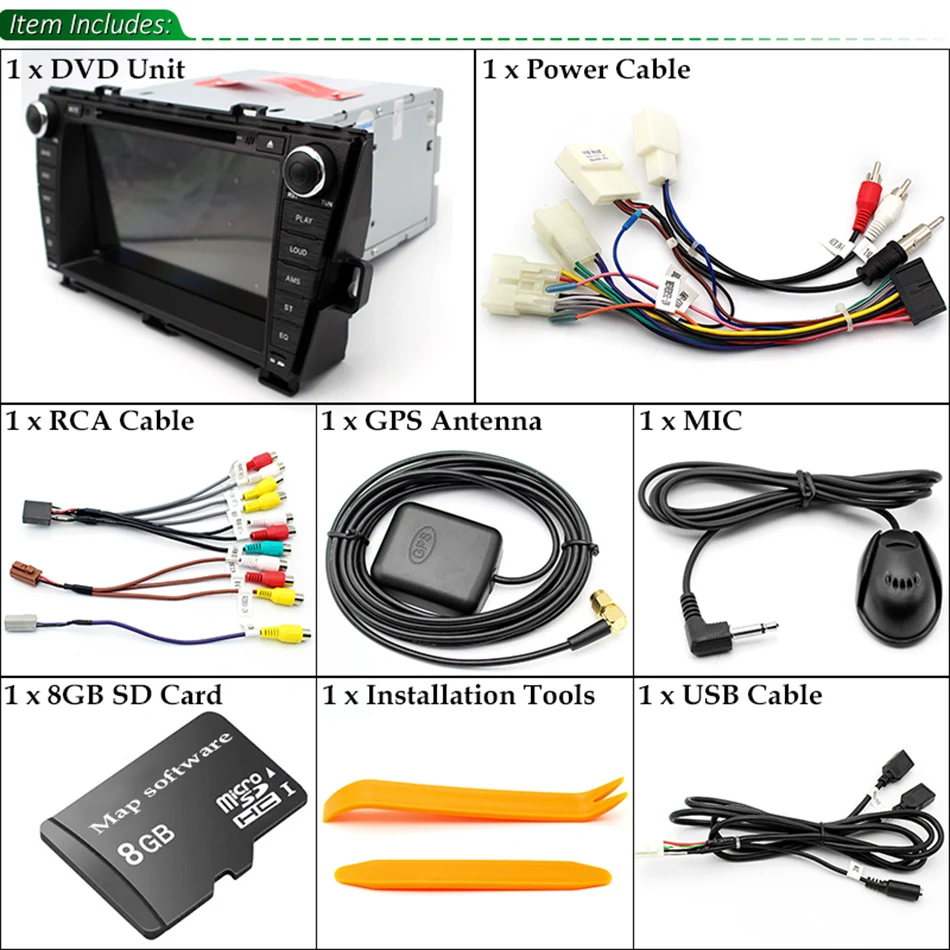 GreenYi 8 &quot4G ram Android 9 0 автомобильный DVD для Toyota Prius 2009 2013 Восьмиядерный 32G