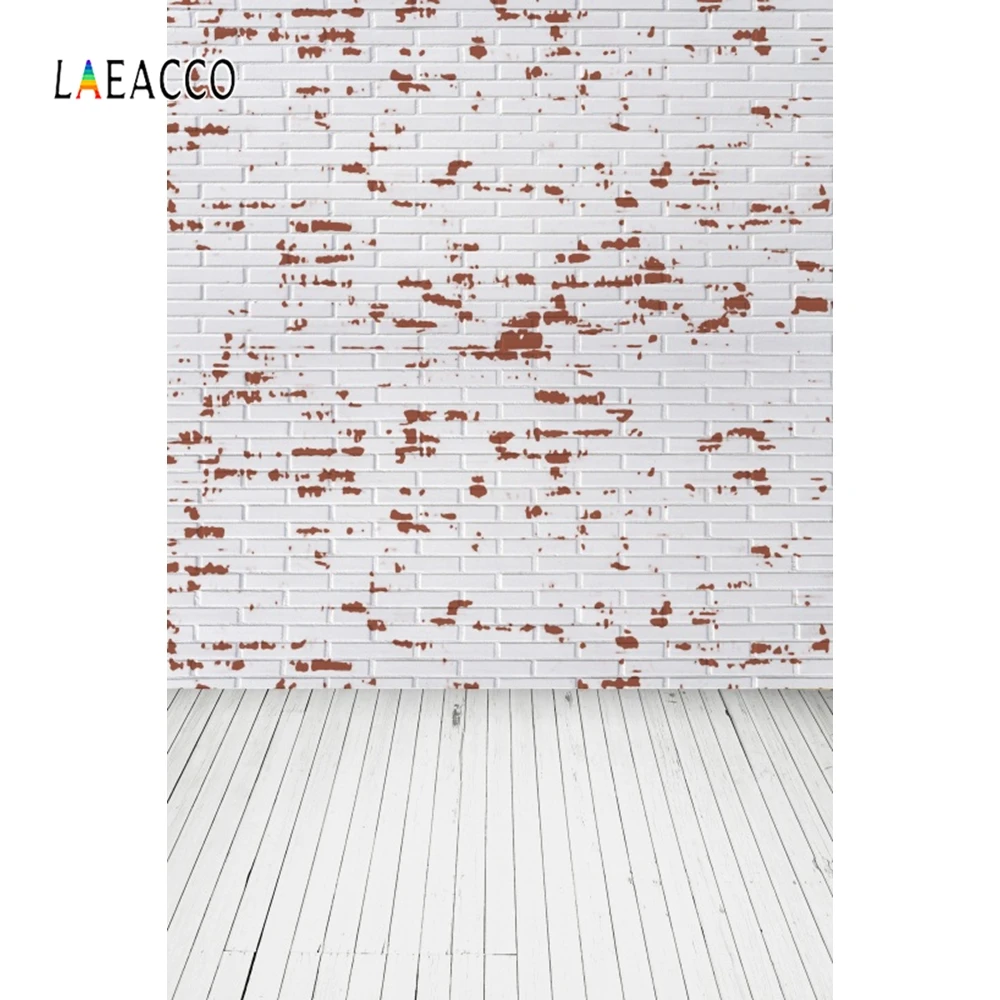 Laeacco потертая кирпичная стена деревянная доска гранж старый ребенок фотография